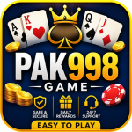 Pak998 Game mobile app with simple and secure interface.